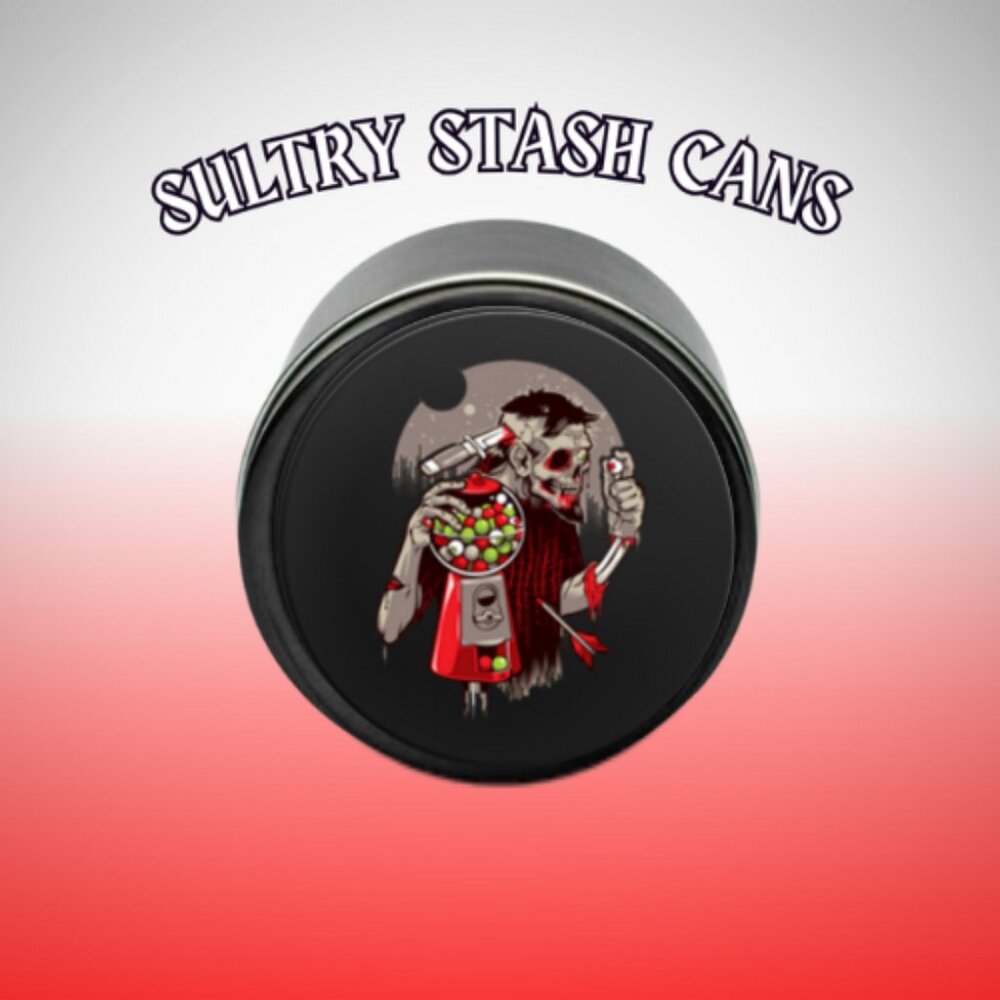 GUMBALL ZOMBIE NEW SCHOOL GRAPHIC STASH JAR